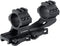 ohhunt Scope Mount 30mm 1 inch QD Quick Release Picatinny, 1.42 inch Center High, Black