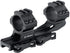 ohhunt Scope Mount 30mm 1 inch QD Quick Release Picatinny, 1.42 inch Center High, Black