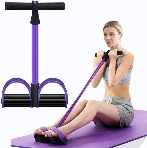 Multifunction Pedal Resistance Band - Elastic Pull Yoga Tension Rope for Fitness Equipment, Stretching Training