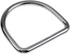 Straight D Ring, Stainless Steel for Scuba Gear, Metal Weight Belt Holder