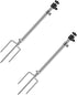 Trail & Game Camera Stand Mounts, Thick Foldable Stainless Steel Bracket, 360° Adjustable (2 Pack)