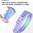 Fashionable Gradient Dog Collar in Macaron & Dopamine Shades, Breathable Mesh Padding, Durable POM Buckle, Blue XS