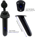 Kayak Fishing Flush Mount Rod Holders, Deck Plastic Pole Holder with Cap Cover and Screws, 2 Pcs