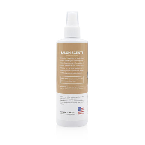 Bark2Basics Salon Scents Pet Grooming Cologne - 8 oz, Natural Perfume for Dogs and Cats
