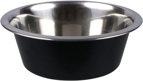 Greenbrier Kennel Club Set of 4 Stainless Steel Metal Dog Bowls, Each Bowl is 52.4 OUNCES (1.6 QUARTS)