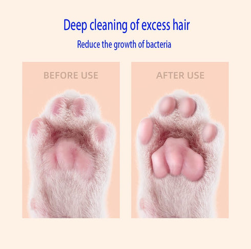 Cat Clippers for Matted Hair - 2 Speed Low Noise Hair Trimmer with White and Purple Lights for Pets (White)