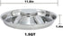 Stainless Steel Puppy Kitten Dish Whelping Weaning Dishes Feeder 11.8inch (2 Pack)