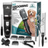 Pet Union Professional Dog Grooming Kit - Cordless Low Noise Clippers for Thick Coats, Includes Nail Trimmer & Shears