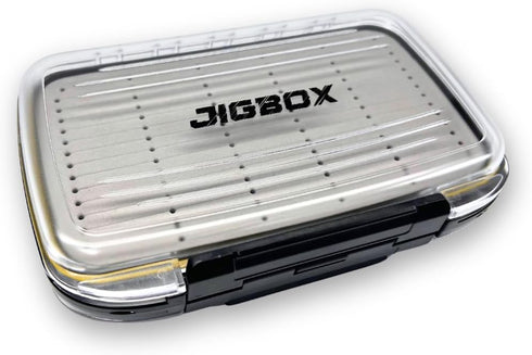 Fishing Jig Organizer Tackle Tray, Holds 50+ Jigs, Double Sided for Jig Heads, Tungsten Jigs, Fishing Spoons