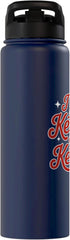 Desert Merch Ketchup Shop I Put Ketchup On My Ketchup Script Print Funny Stainless Steel Insulated Water Bottle