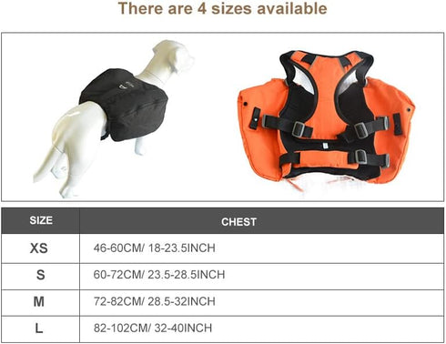 Lovelonglong Dog Backpack for Hiking - Multifunctional Outdoor Dog Day Pack with Zippered Side Pockets
