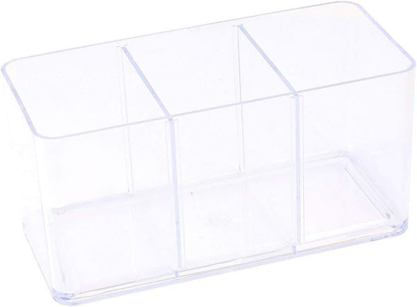 Acrylic Rectangle Shaped Betta 3-Compartment Aquarium Tank for Fish Tank Aquarium Clear,16.5x7.5X 8.5cm