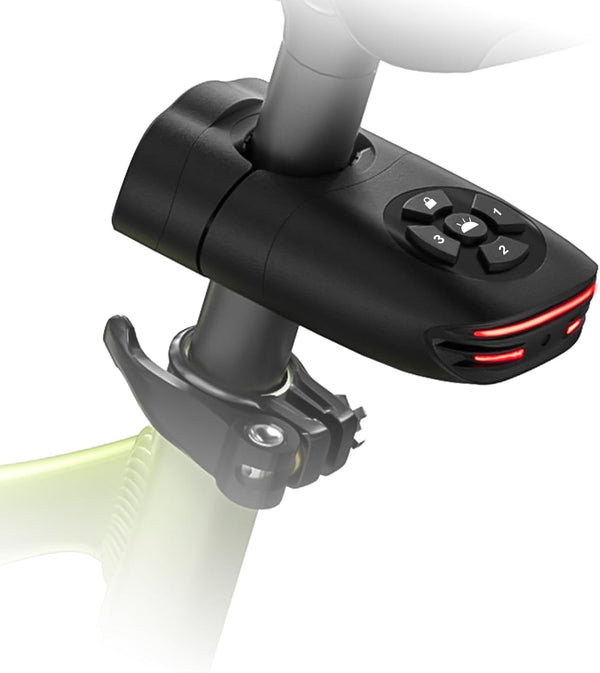 NUNET Brake Light Bike Locator GPS AirTag Anti-Theft 3-in-1 Smart Tail Light