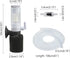 Senzeal Mini Sponge Fish Filter Quiet 3 in 1 Small Aquarium Air Pump Filter for Freshwater Saltwater Small Fish Tank with Check Valve 106cm Airline Tubing
