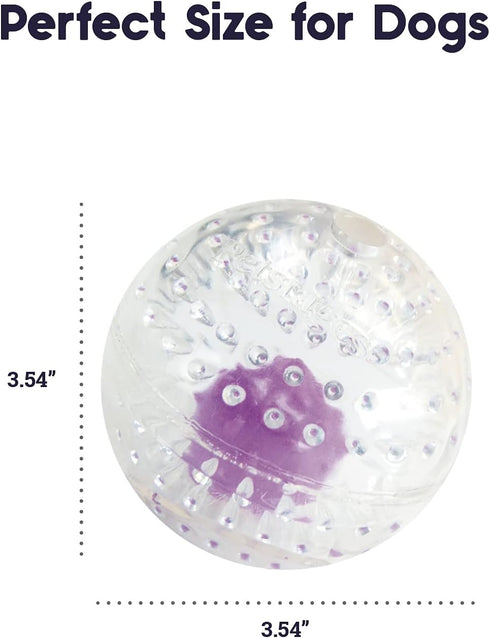 Petstages Nubbiez Treat and Squeak Ball Dog Toy