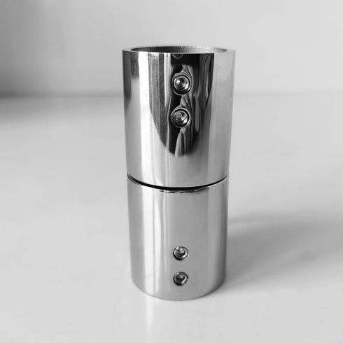 RedSnake Stainless Steel Marine Grade Boat Railing Pipe Connector, Folding Swivel Coupling Tube Fitting