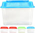 POPETPOP 5pcs Plastic Fish Bowls, Small World Habitat Portable Clear Tank for Small Critters and Reptiles