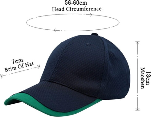 YOLAI Summer Casual Mens and Womens Fashion Breathable Baseball Caps Color Blocking Cap Sunscreen Hats