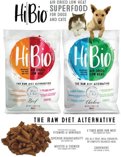 Evangers Hi Bio Beef Superfood (Semi-Dried), 3.2 Lbs, Large