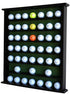 49-Golf DisplayGifts Golf Gift Ball Display Case Cabinet Rack, No Door Open Rack Black Finish Frame