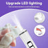 Quiet-2025 Trimmer Dog Nail Grinder Release Ultra-Quiet Dog & Cat Nail Grinder with LED Light & Battery Display