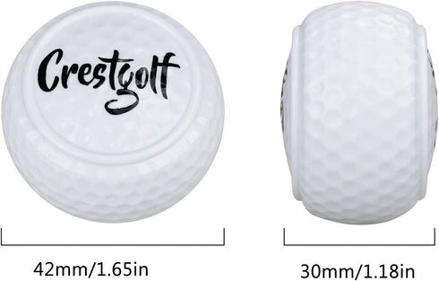 Youngy Portable Flat Shaped Golf Ball Putting Training Aid Lightweight Golf Practice Balls