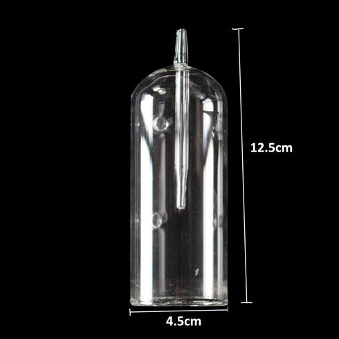 Ailindany Aquarium Air Oxygen Bubbler Glass Cup with Water Tube, Sucker Air Stone, High Dissolved Oxygen for Fish Tank
