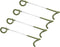 PATIKIL Camping Lantern Hook Hanger, 4 Pack Tent Lamp Hook for Outdoor Hiking, Olive Green