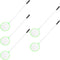 Beaupretty 5pcs Aquarium Fish Net Shrimp Fishing Net Plastic Fine Mesh for