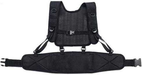 Tactical Padded Battle Belt with Detachable Suspender Straps for Army Training and Outdoors Duty