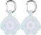 2-Pack Dog Light with USB Rechargeable, Color Changing Safety Lights for Night Walking, Attach to Collar or Leash