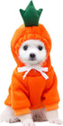 XIAOYU Pet Clothes Dog Hoodies, Warm Sweatshirt Coat for Puppy Autumn Winter Apparel, Carrot, M