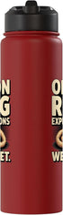 Onion Ring Expectations Food Humor Quote Set Funny Onion Ring Expectations Were Pun Stainless Steel Insulated Water