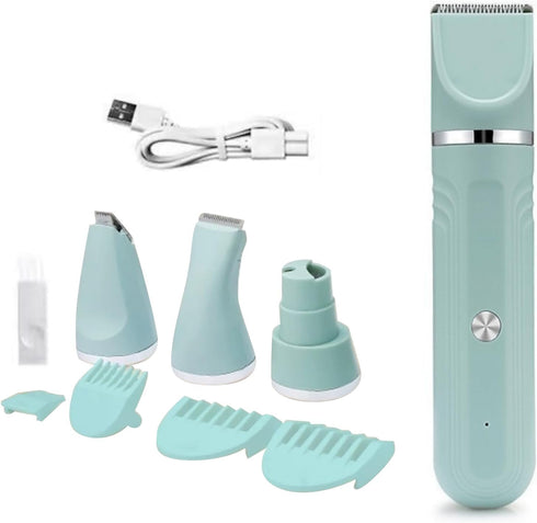CHICHIYANG 4 in 1 Multi-Functional Electric Pet Cat/Dog Grooming Clippers Hair Trimmer WS