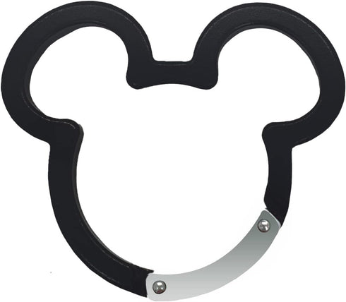 ChUmta 2PCS 2.36*Width: 2.16*Diameter: 1.7, Aluminum Carabiner Ear Mouse Ring, Caribeener Clips, Spring Snap Hook