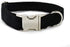 Love Dream Adjustable Velvet Dog Collar with Detachable Bowtie, Soft Comfortable Bow Tie Collars for Large Dogs, Black