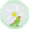 Bird Silent Wheel Toy, Parrot Exercise Wheel for Small Animals, Quiet Spinner Running Wheel (Green)