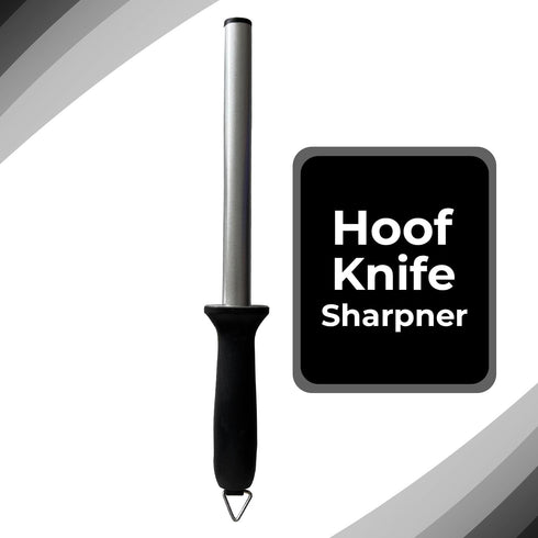Farrier Tool Hoof Knife Sharpener with Fine Diamond Grit Coated 8 Inch Honing Rod