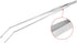 uxcell Aquarium Curved Tweezers, 19 Inch Stainless Steel | Extra Long Fish Tank Aquatic Plants Clip