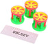 QBLEEV Bird Roller Rattles Toys - Parrot Foot Toys, Foraging Chewing Bell Training Trick Toys, 3 Pack