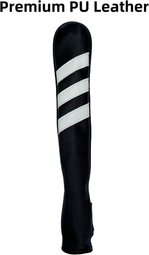 Golf Alignment Stick Cover, Chilxe Black Headcover for Alignment Stick, Basic Golf Accessories