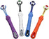 Orgrimmar 3-Sided Pet Toothbrush - Dog Toothbrush for Cleaning Mouth and Removing Bad Breath Tartar (4 Count)