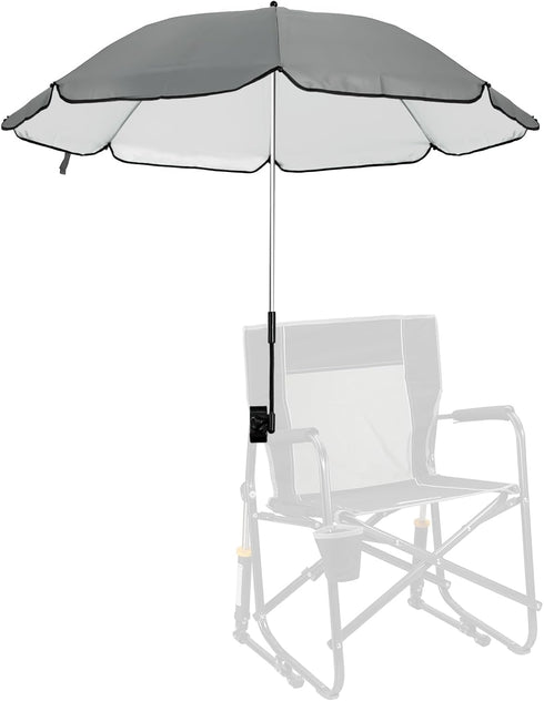 Fevbcnrj Chair Canopy Umbrella Compatible with GCI - Sunshade Attachment, Portable Umbrella for