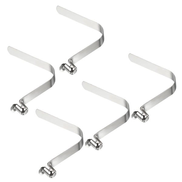 PATIKIL 10x8mm Kayak Paddle Snaps, 5 Pack Pole Push Button Spring Clips Steel Hollow Button Locking Tube Single Pin for