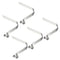 PATIKIL 10x8mm Kayak Paddle Snaps, 5 Pack Pole Push Button Spring Clips Steel Hollow Button Locking Tube Single Pin for
