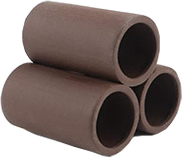 Norgail Handmade Brown Ceramic Shelters - Shrimp Habitat, Breeding Tube, Hiding Cave, 1PCS (Small)