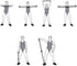 TOMOO Yoga Fitness Resistance Bands, Figure-of-Eight Chest Expander for Muscle Training and Bodybuilding
