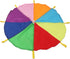 mifasuo Kids Play Rainbow Parachute 6ft 10ft 12ft with 16 Handles 16ft 20ft