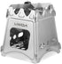 Lixada Lightweight Folding Camping Wood Stove, Portable Stainless Steel for Outdoor Use