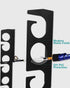 WIPHANY Wall or Ceiling Fishing Rod Racks, PVC Rubber Steel Holder Storage Hook Holds up to 12 Fishing Rods